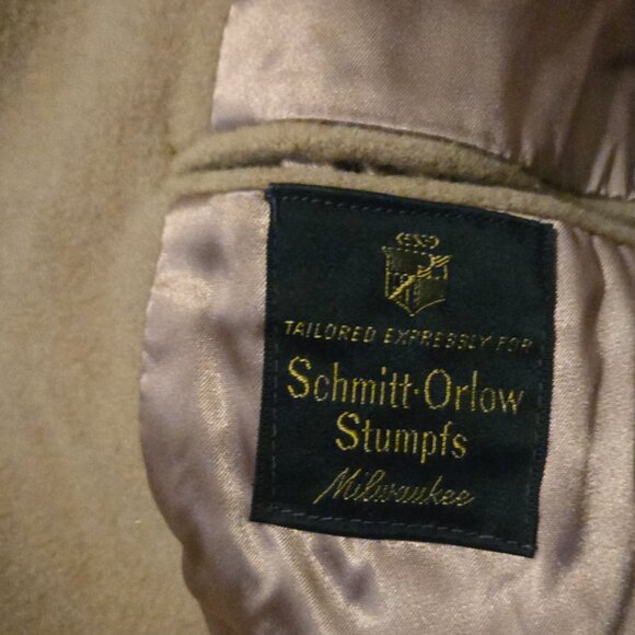 Vintage men's long wool overcoat - Picture 3 of 6